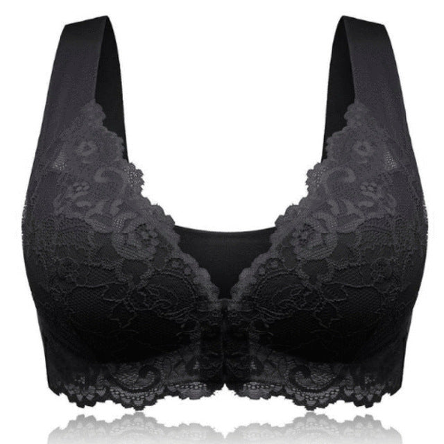 Front Closure Extra-Elastic Breathable Bra